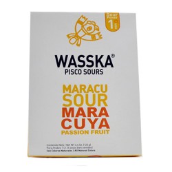 WASSKA - PERUVIAN PISCO SOUR PASSION FRUIT, BOX OF 125 GR
