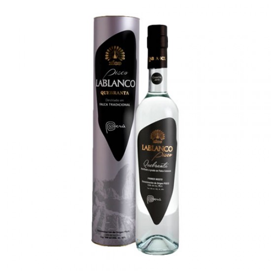 LABLANCO - PERUVIAN PISCO ACHOLADO, BOTTLE X 500 ML