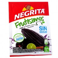 NEGRITA FRUTISIMOS - CHICHA MORADA INSTANT DRINK SWEETENED WITH STEVIA - BAG X 10 SACHETS