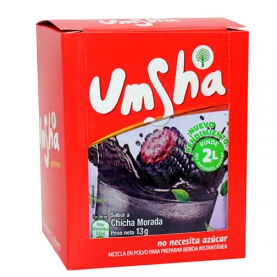 NEGRITA - INSTANT DRINK CHICHA MORADA FLAVOR , BAG X 10 SACHETS