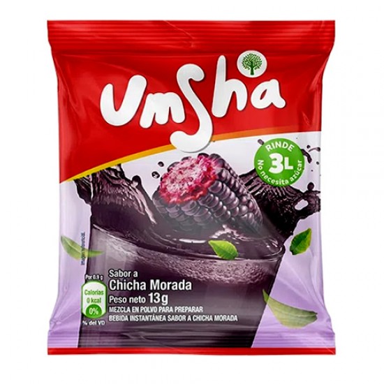 NEGRITA - INSTANT DRINK CHICHA MORADA FLAVOR , BAG X 10 SACHETS