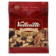 VALLEALTO - PERUVIAN WALNUTS  COCKTAIL , BAG X 100 GR