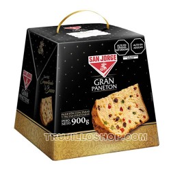 SAN JORGE - PERUVIAN PANETON FRUITCAKE BOX OF 900 GR